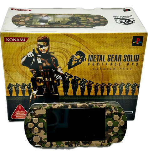 Psp Metal Gear Solid - Portable Ops - Premium Pack - Modelo - 1000