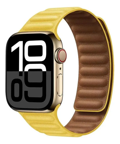 Y Correa Piel Para Apple Watch Ultra 10 9 8 7 Se 6 5 4 3