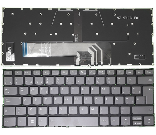 Teclado Para Lenovo 530-14ikb S740-14iil Thinkbook 14s-iwl