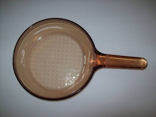 Pyrex Corning Visions Cookware Amber 7  Skillet