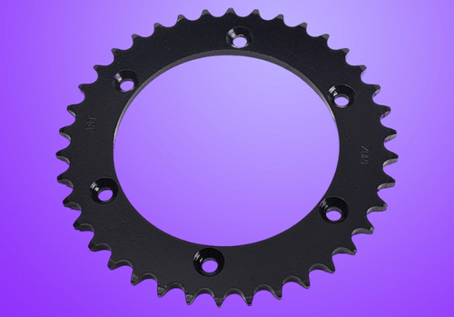 Sprocket Tracero 38t Acero Negro Honda Xr250r/italika Dm150