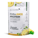 Purajuice Protein Abacaxi & Hortelã Whey Puravida 300g