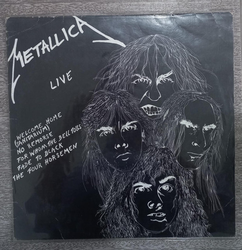 Lp Disco Vinil Metallica Live - Importado U.s.a.