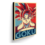 Cuadro Decorativo 50x30 Cms Goku 6