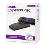 Roku Express 4k 3940 Estándar 4k Negro Reacondicionado