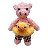 Chancho Pileta Plush Peluche Amigurumi Suave Bebés Muñeco 