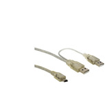 Cable Doble Usb A 5 Pines Cajas Disco Duro Alta Calidad V3