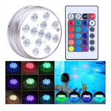 Luminaria Led Sumergible Pileta Bañera - Rgb Control Remoto