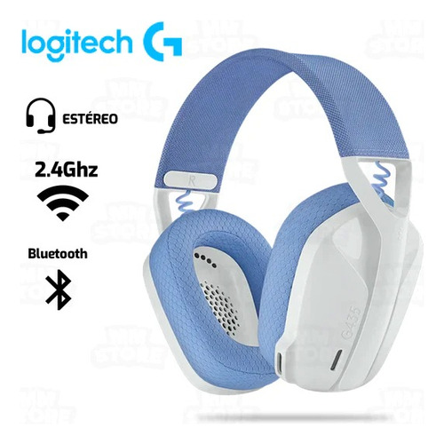 Audifono Gamer Inalambrico Logi G435 Blanco Ps5 Bluetooth