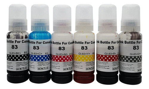 Tinta Alternativa Para Canon Gi13 G510 G610 Combo 6x100ml