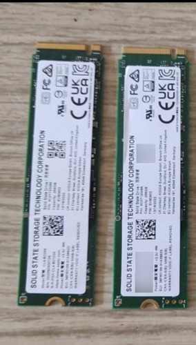 2 Unidades De Ssd M.2 Nvme De 256gb