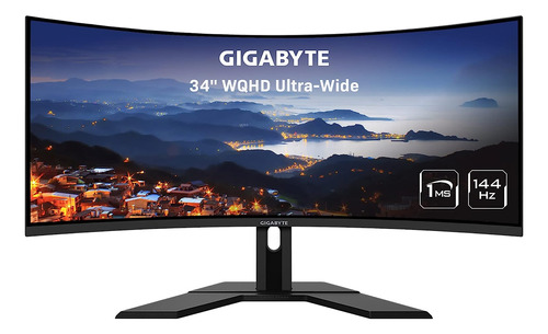 Monitor De Juegos Curvo Ultra Ancho Gigabyte G34wqc A-sa