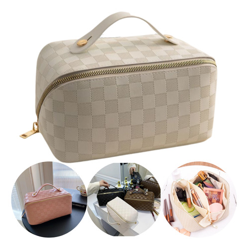 Necessaire Feminina Grande Maquiagem Cosméticos Bolsa Viagem