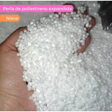 Relleno Puff Unicel Perlas De Poliestireno Expandido Nieve