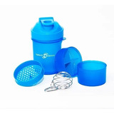 Mezclador Proteina Shaker Termo Sport Fitness Compartimiento