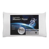 Travesseiro Inteligente Master Comfort Master Nasa Beauty And Comfort Tradicional 58cm X 10cm Cor Branco Por 2 Unidades