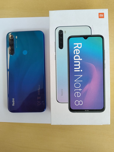 Celular Redmi Note 8 Blue 4gb Ram E 64gb Memória Semi Novo