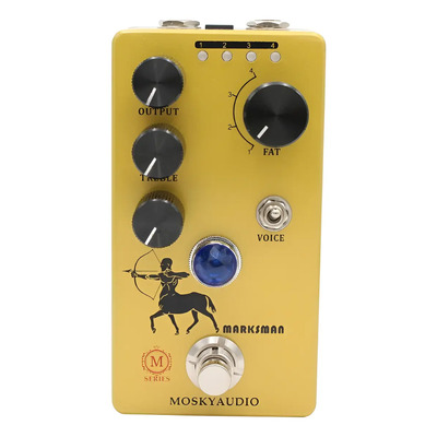 Pedal Mosky Overdrive Boost Marksman Klon + Nf + Garantia | Frete grátis