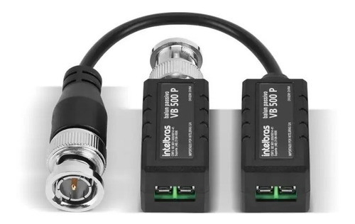 Balun Multi Hd Para Câmeras 4k Ultra Hd Vb 500 P Intelbras