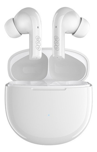 Fone De Ouvido In-ear Qcy Tws T18, Com Bluetooth, Cor Branco.