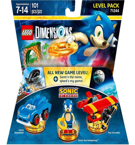 Sonic The Hedgehog Level Pack - Lego Dimensions - Paquete De