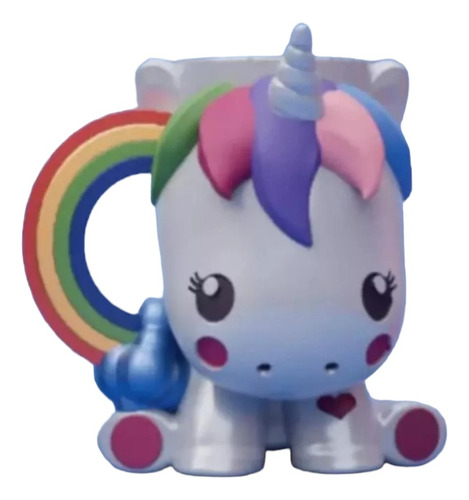 Stl Taza Bebe Unicornio Sentado - Archivos Stl 