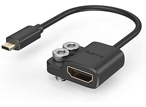 Smallrig Cable Adaptador Hdmi 4k Ultradelgado, Hdmi Hembra T