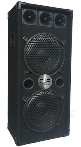 Bafle Columna Doble Woofer 10 3 Tw Potencia 1500w A Cjf 