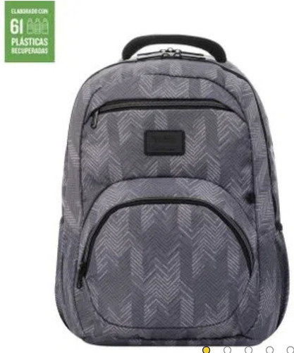 Morral Ecofriendly Tracer 4 Color Gris Estampado 2yv Diseño De La Tela Liso