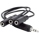 Cable Divisor De Audio Splitter 3.5mm 1 Macho A 3 Hembra