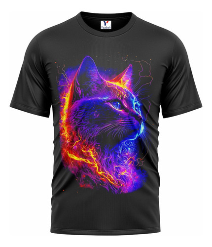 Playera Gato, 100% Algodón 