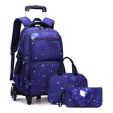 Mochila Escolar Trolley Para Lápices, Para Niños