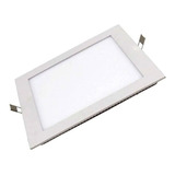 Pack 10 Uni Panel Embutir Led Sica Cuadrado 18w 220v Luz Día Color Blanco