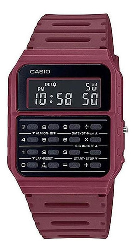 Relógio Casio Vintage Unissex Ca-53wf-4bdf - Vermelho