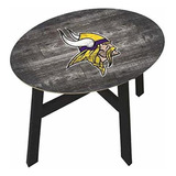 Fan Creations Minnesota Vikings Mesa Auxiliar De Madera Enve