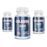Colágeno 360 Life X3 Hidrolizado + Colageno Tipo Il + Vita C
