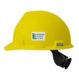 Casco De Seguridad Tipo Cachucha V-gard Msa Con Matraca Color Amarillo