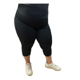 Calza Lycra Capri Deportiva Fitness Mujer Talles Grandes