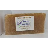 Jabón Artesanal Avena Lavanda 