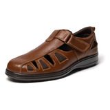 Zapato Ventilado Huarache Piel Baraldi Confort 108 Acojinado