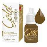 Pigmento Mag Color Gold 5ml Micropigmentação Castanho Claro