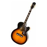 Guitarra Electroacústica EpiPhone Ej-200ce Vintage Sunburst