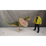 Dilophosaurus Jurassic Park + Dennis Nedry