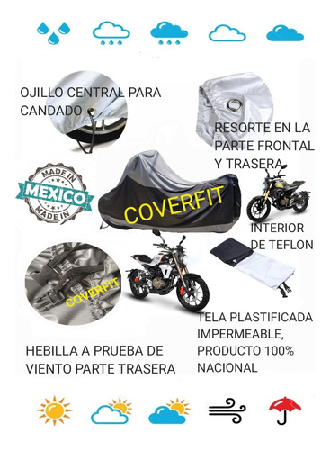 Funda Xl Para Motocicleta Mb Sf501 250 Doble Proposito 