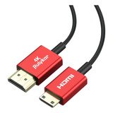 Rulykar Cable Corto 8k Mini Hdmi A Hdmi 2.1 Cable Hdmi Delga