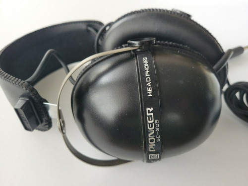 Headphone Vintage Stereo Marca Pioneer Modelo Se-205    04