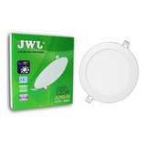 Plafón Led 12w Empotrable Slim Luz Blanca Redondo 30 Pz Jwj Color Blanco