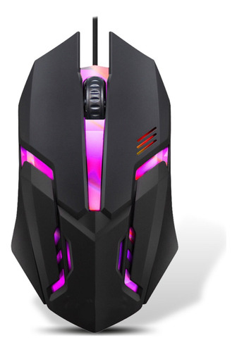 Mouse Con Iluminación Rgb Gamer Para Pc O Notebook Usb