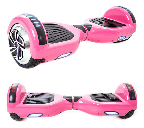 Skate Eletrico 6,5 Rosa Hoverboardx Smart Balance Bluetooth