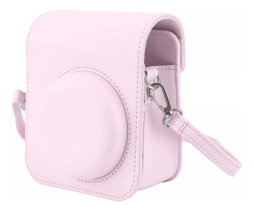 Bolsa Case Capa Couro Sintético Para Câmera Instax Mini 12